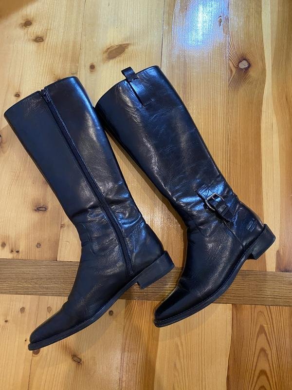 Damen Melvin & Hamilton Stiefel Schwarz Leder 36
