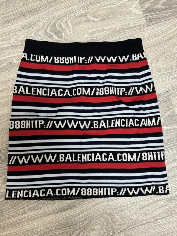 Women Balenciaga Skirt Red Stretch 40 / L / 48