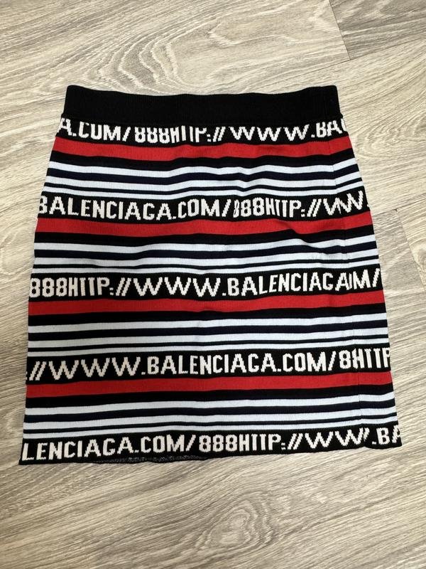 Women Balenciaga Skirt Red Stretch 40 / L / 48