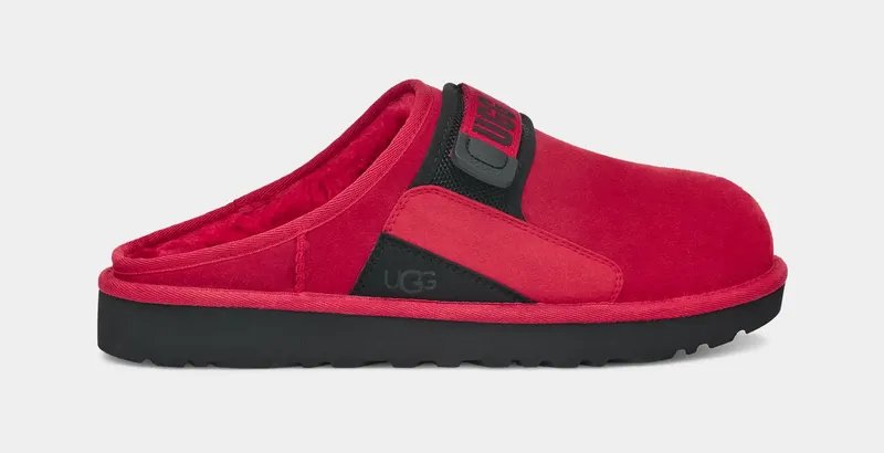 Donna UGG Pantofole Rosse Pelliccia 38