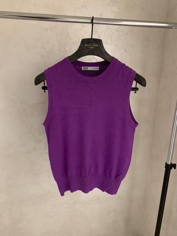 Women ZARA Vest Purple 38 / M / 46