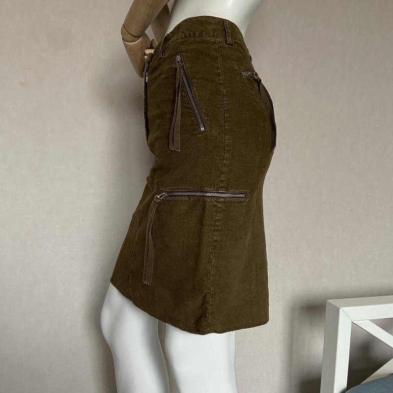 Женская Maison Margiela Юбка Хаки Хлопок 36