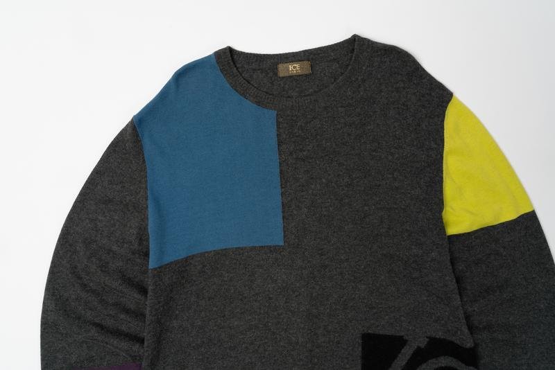 Uomo Iceberg Maglione Grigio Cotone 44 / XXL / 52