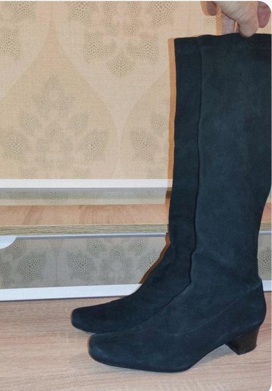 Женские Robert Clergerie Сапоги Чёрные Замша 36.5