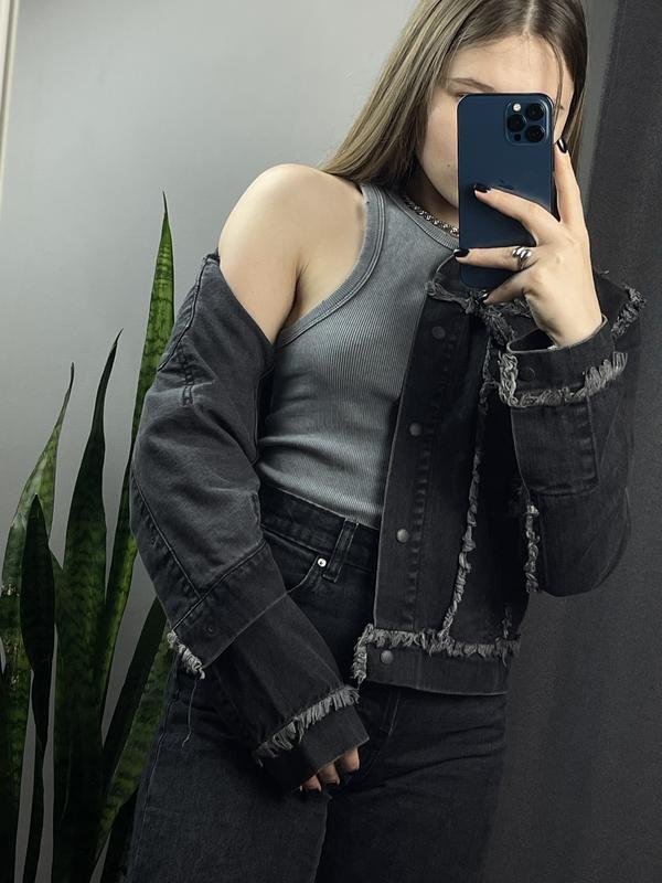 Женский Christopher Kane Пиджак Серый Хлопок 36