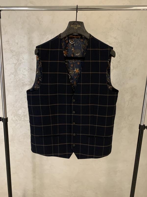 Мужской Next Жилет Синий 42 / XL / 50