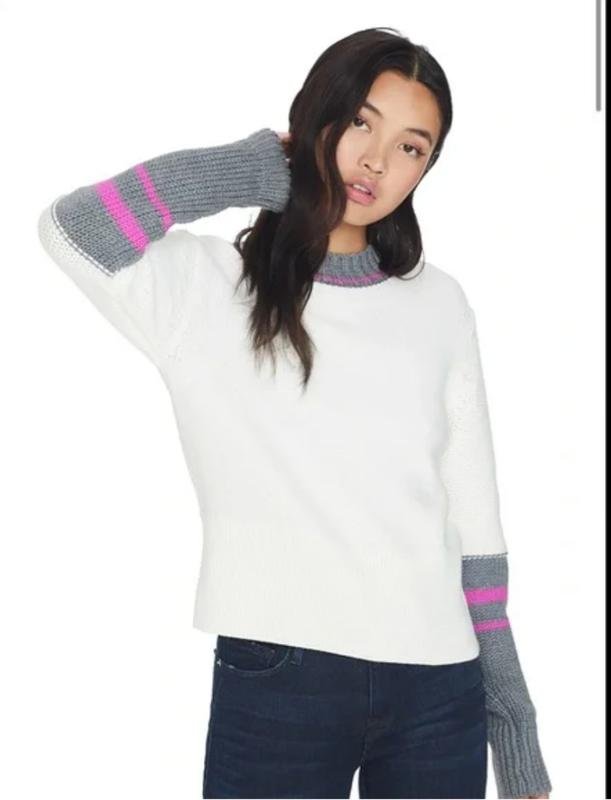 Damen Jason Wu Pullover Grau Wolle 36