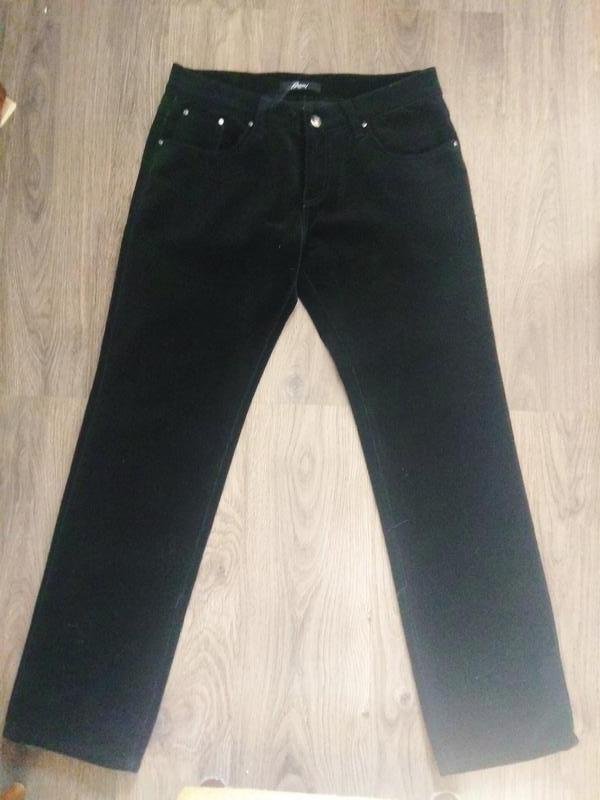 Women Brioni Trousers Black Cotton One size