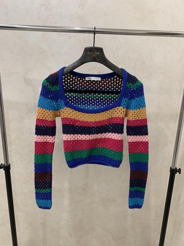 Women ZARA Sweater Multicolor 36