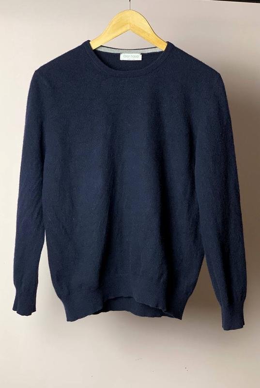 Женский Gran Sasso Джемпер Тёмно-синий Кашемир 38