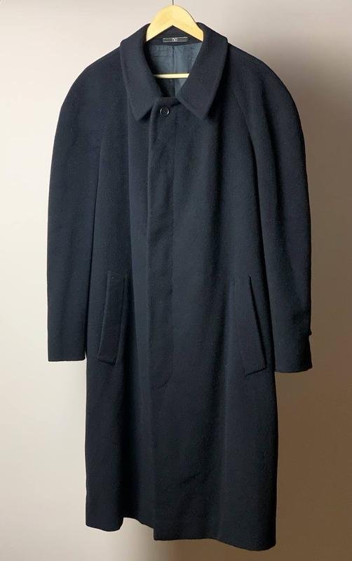 Homme Valentino Manteau Noir Cachemire 40 /L / 48