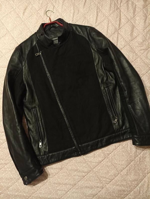 Homme Karl Lagerfeld Veste Noire Cuir 38 / M / 46