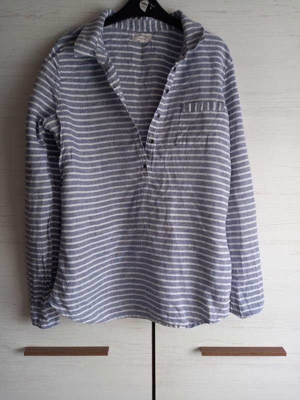 Donna Camicia Bianca Lino M