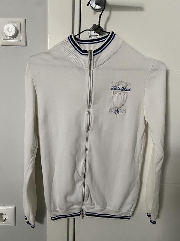 Women Paul & Shark Sweatshirt White Cotton 36 / S