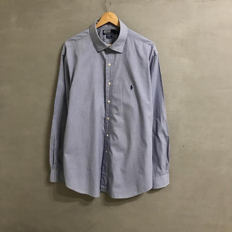 Men Polo Ralph Lauren Shirt Navy Cotton 46 / 3XL /