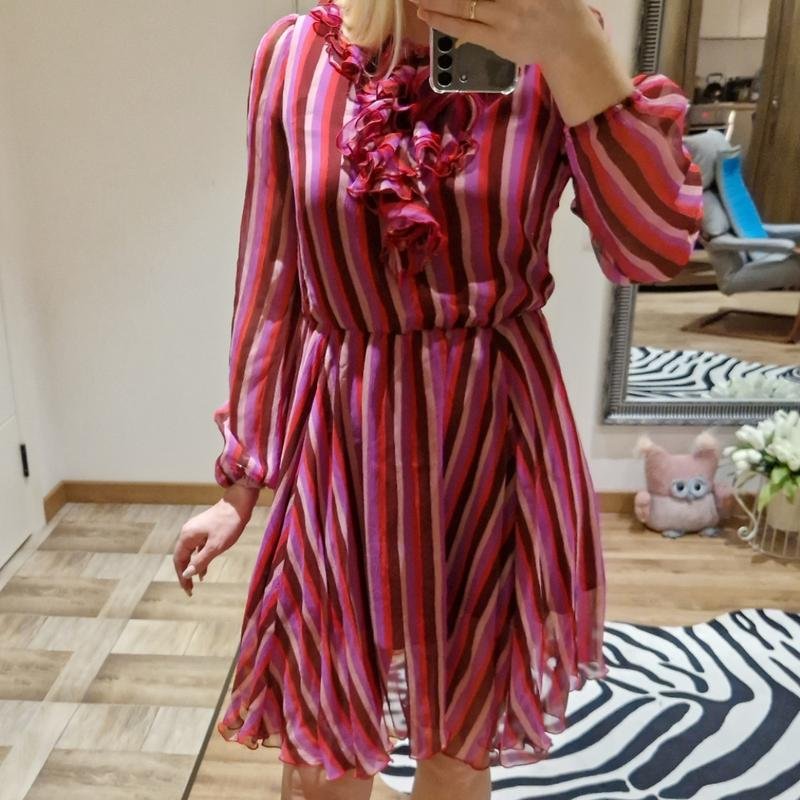 Damen Blumarine Kleid Mehrfarbig S