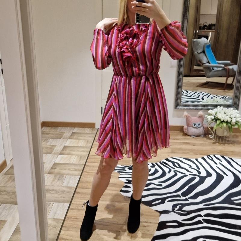 Damen Blumarine Kleid Mehrfarbig S