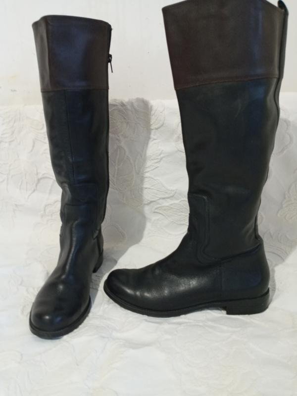 Женские Nine West Сапоги Чёрные Кожа 38.5