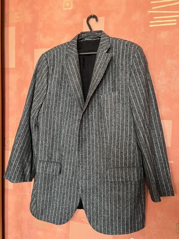 Uomo Benvenuto Blazer Grigio 40 /L / 48