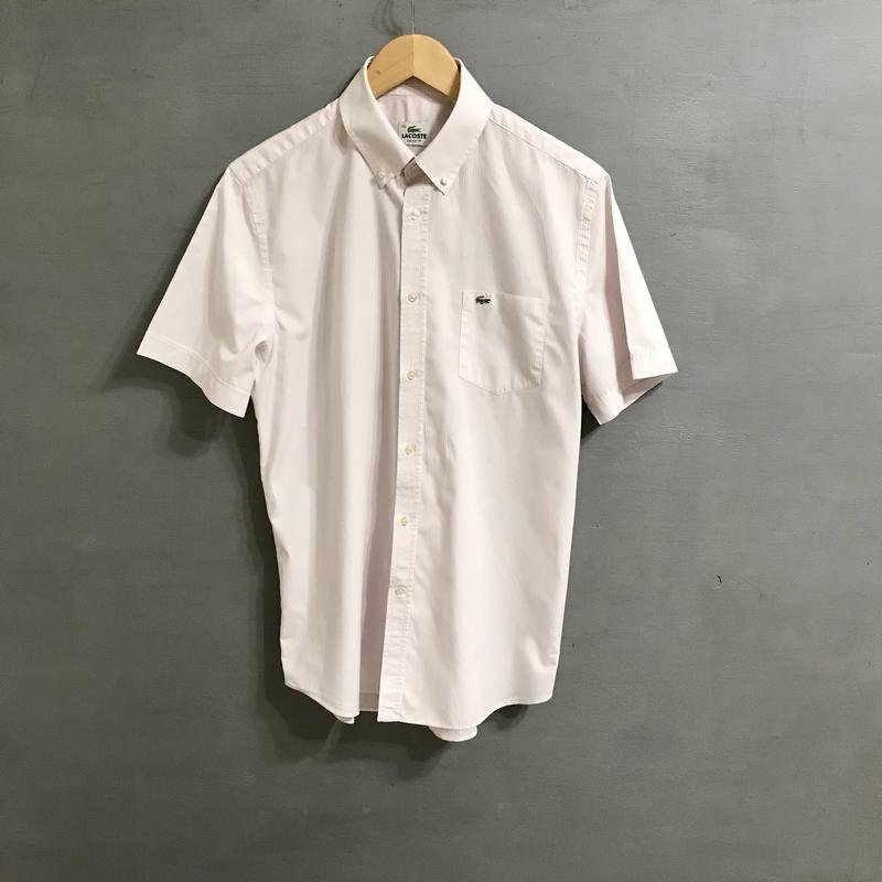 Men Lacoste T-Shirt White Cotton 40 /L / 48