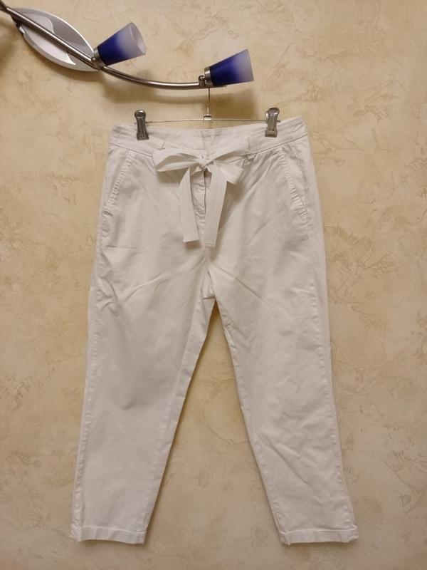 Женские Cambridge Satchel Брюки Белые Хлопок 38 /