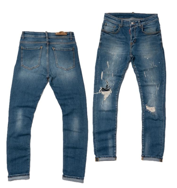 Men Dsquared² Jeans Navy Cotton 30 / S / 44