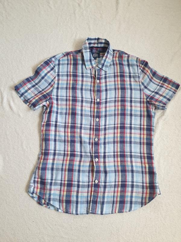 Мужской Cambridge Satchel Сорочка Серый 38 / M /