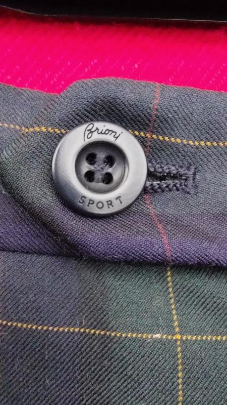 Women Brioni Trousers Green Wool 40