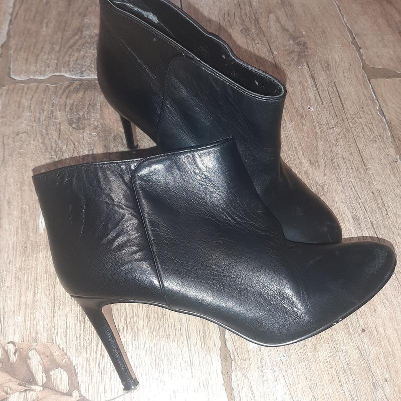 Женские Nine West Ботильоны Чёрный Кожа 38.5