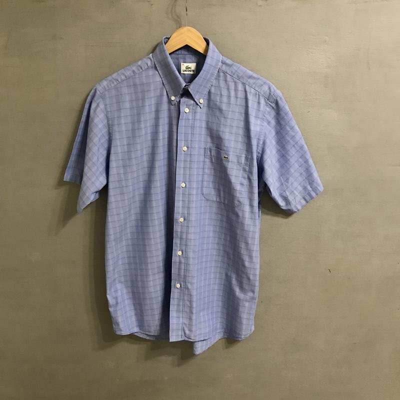 Herren Lacoste T-Shirt Marineblau Baumwolle 42 /