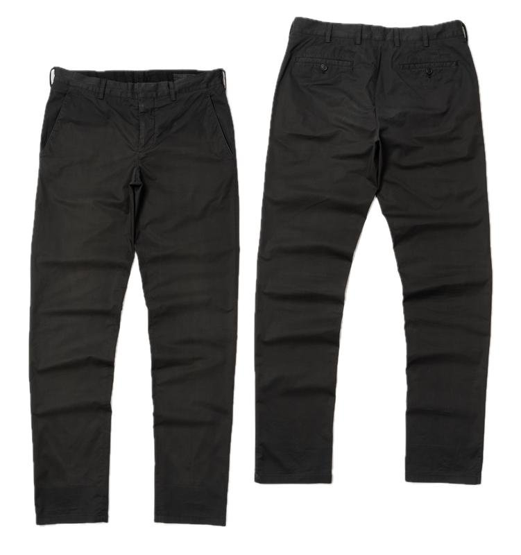 Мужские Prada Брюки Чёрный Хлопок 30 / S / 44