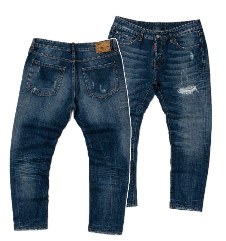 Men Dsquared² Jeans Navy Cotton 32 / M / 46