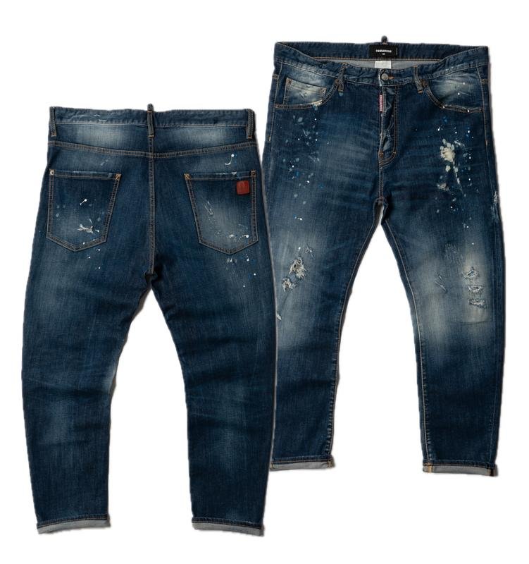 Men Dsquared² Jeans Navy Cotton 31 / M / 44