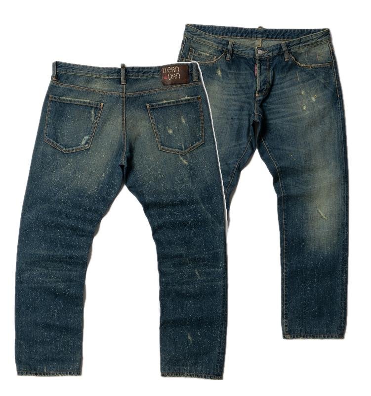Men Dsquared² Jeans Navy Cotton 32 / M / 46