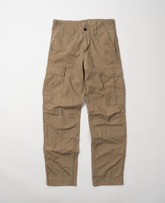 Men Carhartt Trousers Beige Cotton 29 / S / 42