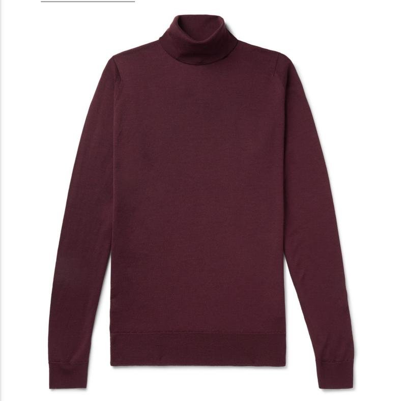 Женский John Smedley Свитер Бордовый Шерсть 40 / L