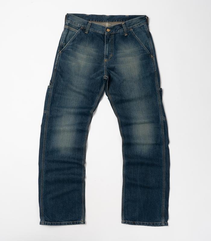 Men Carhartt Jeans Navy Cotton 30 / S / 44