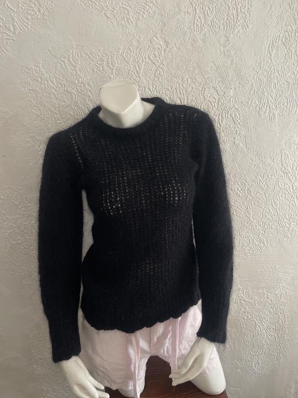 Женский Custommade Свитер Чёрный Мохер 32 / XXS /