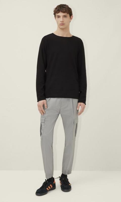 Men DRYKORN Sweater Black Cotton 38 / M / 46