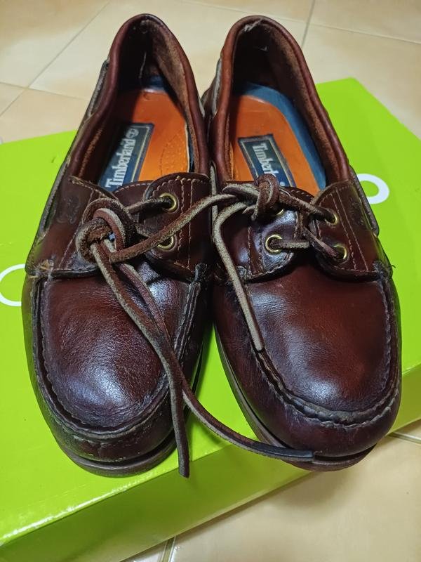 Мужской Timberland Лоферы Коричневый Кожа 38