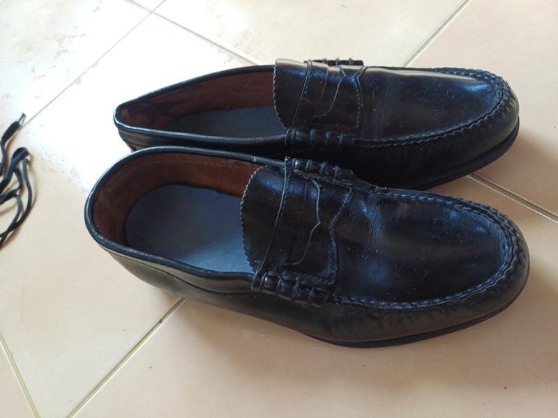 Мужские Dexter Туфли Чёрные Кожа 39,5