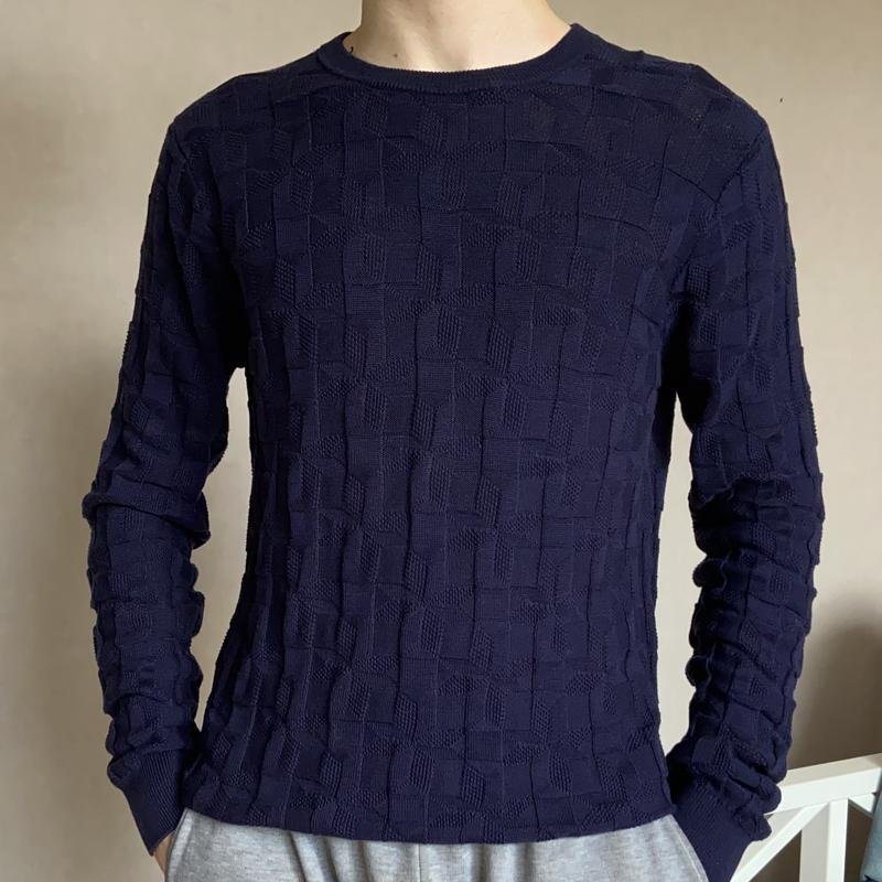 Uomo Gant Maglione Blu Navy Cotone 36 / S / 44