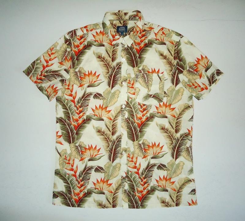 Men Cambridge Dry Goods Company Shirt Peach Cotton