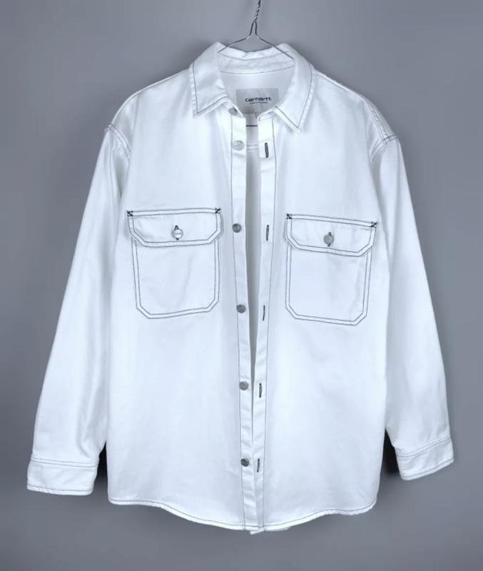 Мужской Carhartt WIP Куртка Белая Хлопок 36 / S /