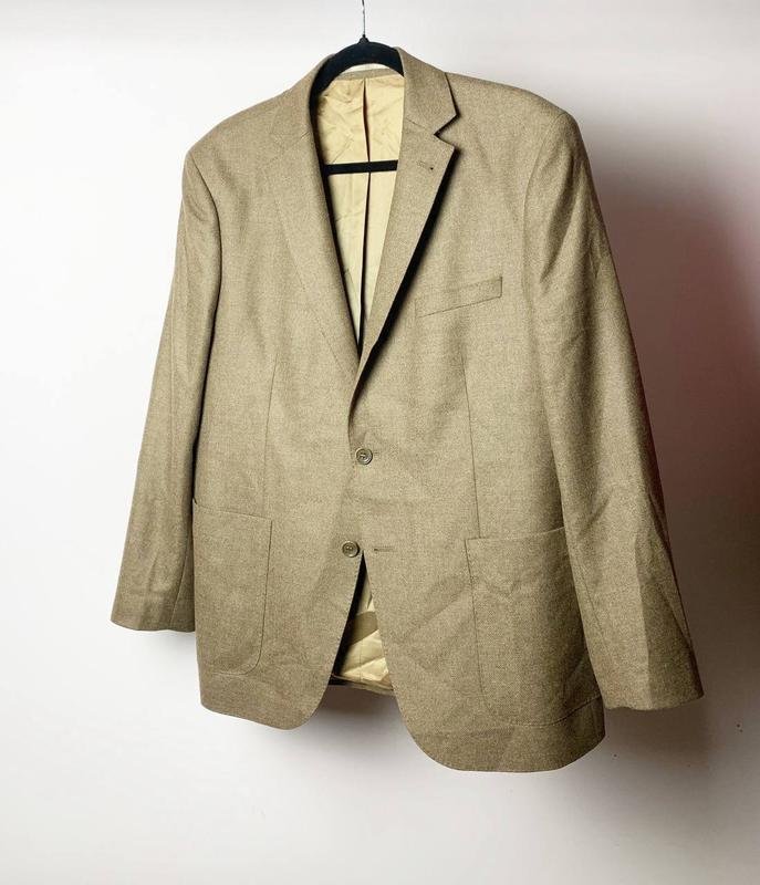 Men Loro Piana Blazer Brown Cashmere 38 / M / 46