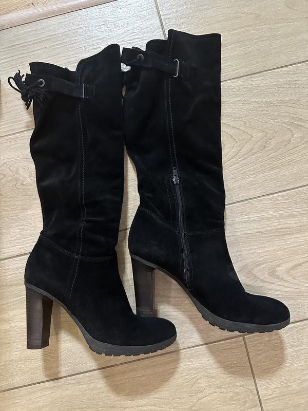 Женские Tosca Blu Сапоги Чёрный Замша 38