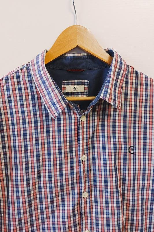 Мужской Cerruti Рубашка Белая Хлопок 42 / XL / 50