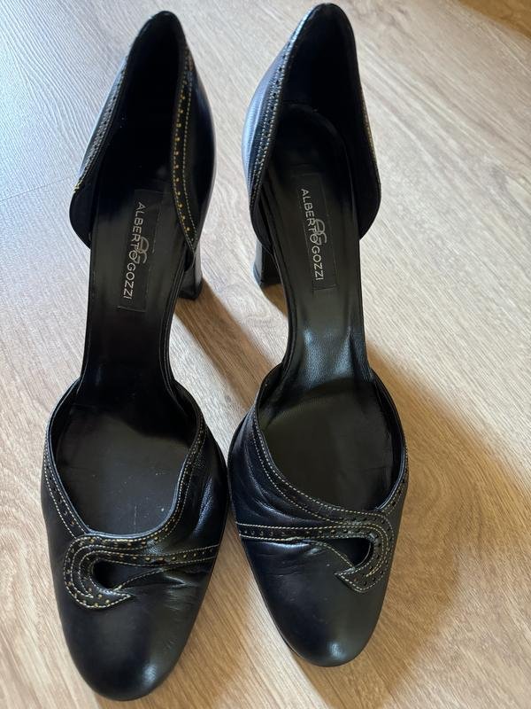 Femme Alberto Guardiani Talons Noir Cuir 40