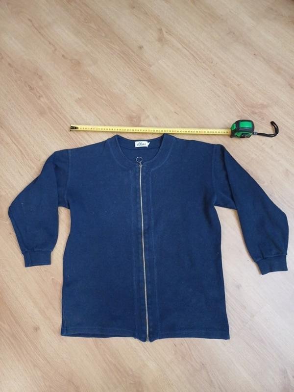 Мужской s.Oliver Свитер Тёмно-синий Хлопок 36 / S