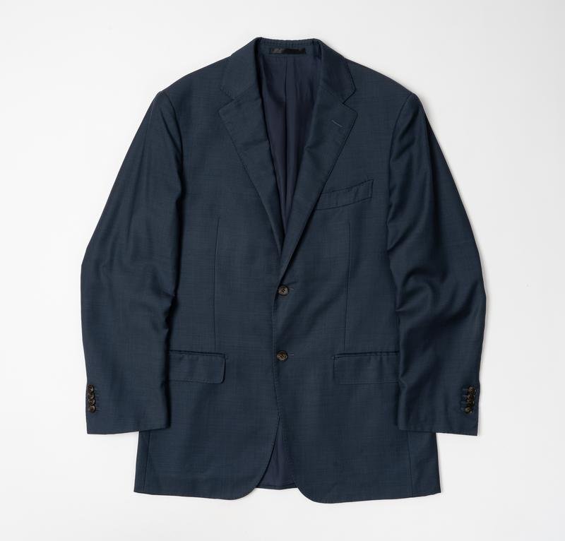 Мужской Suitsupply Пиджак Тёмно-синий Шерсть 40 /L